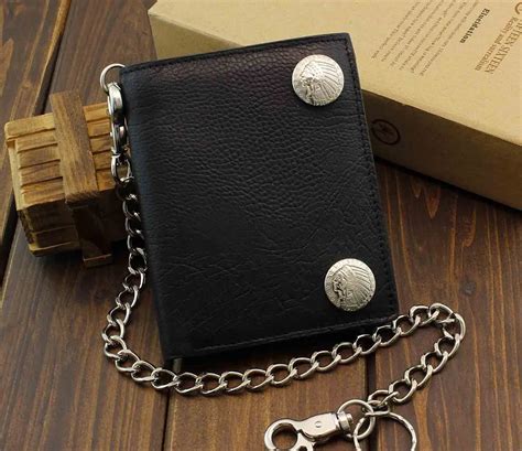 Sloan Leather Chain Wallet 